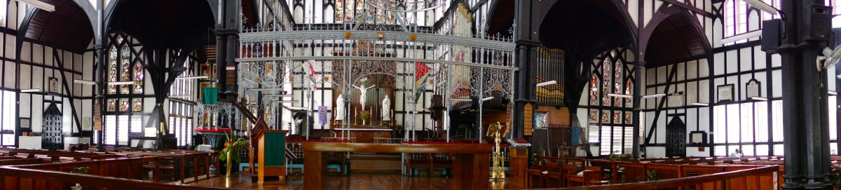 Inside St. George's Cathedral, Georgetown, Guyana -- Karina Noriega