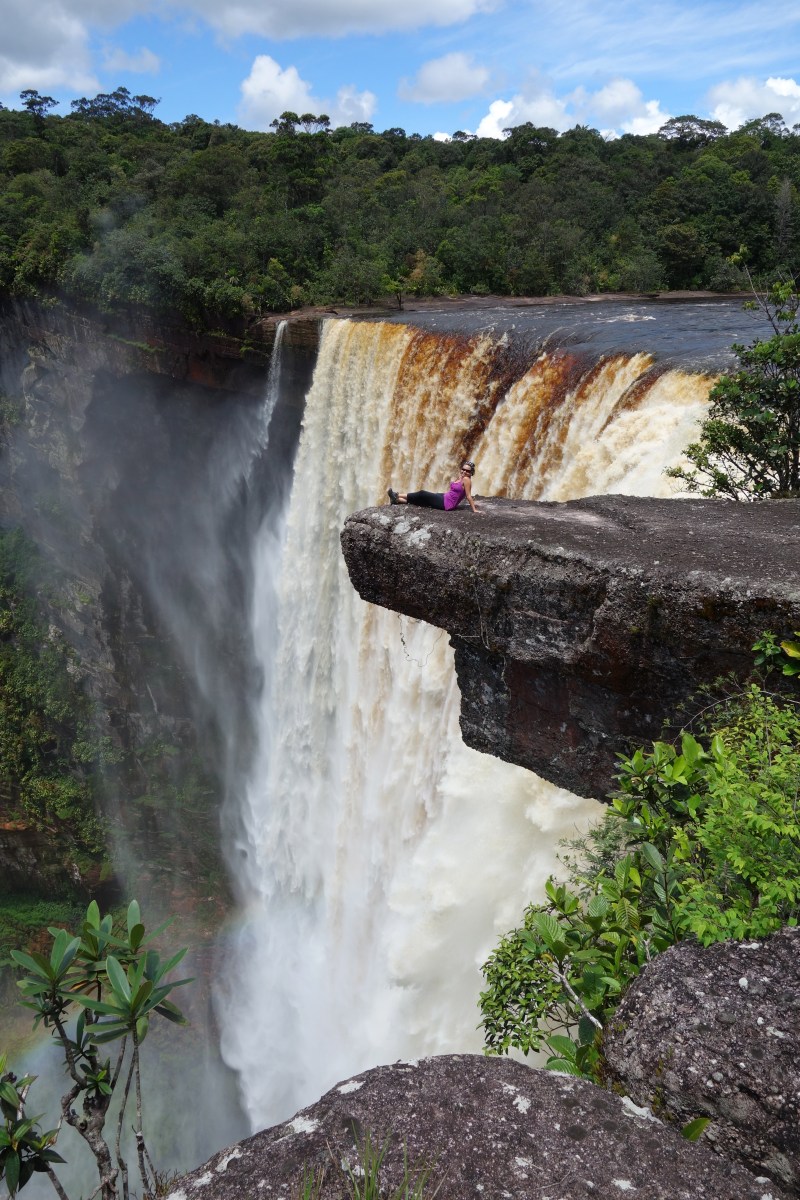 Living on the Edge, Kaeiteur Falls, Guyana -- Karina Noriega