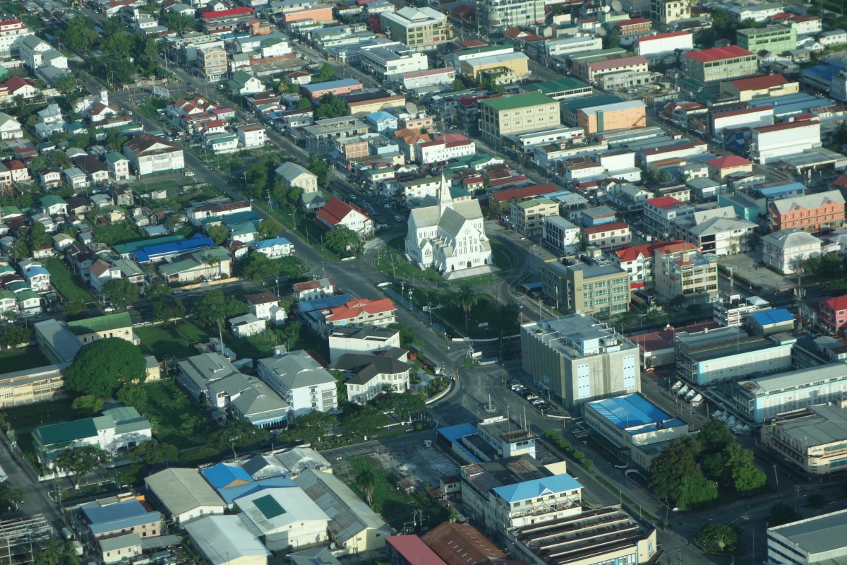 Georgetown from above, Guyana -- Karina Noriega