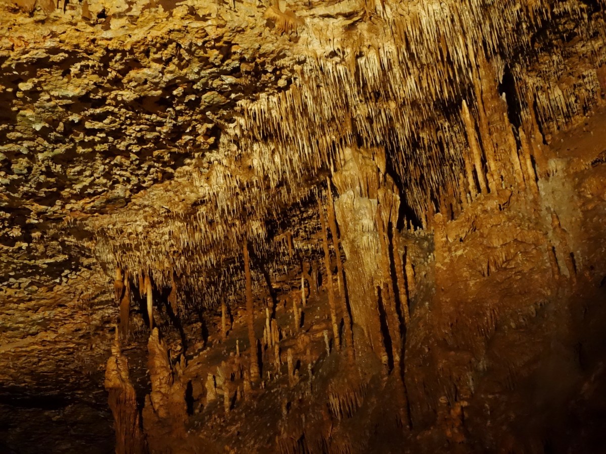 Thousands of formations from newborn to thousands, maybe even millions of years to be created, Blanchard Springs Cavern, Arkansas - Karina Noriega