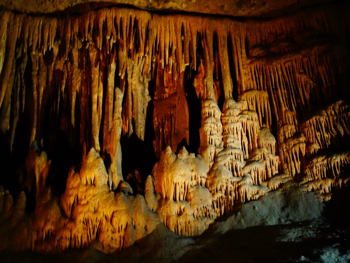 Stalagmites create beauty in the lower level, Blanchard Springs Cavern, Arkansas - Karina Noriega