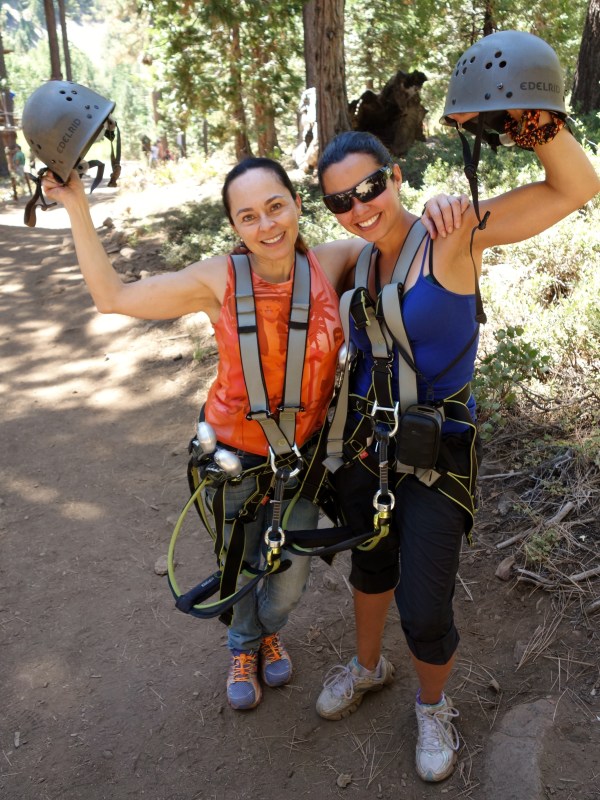 Me and Ma @ North Tahoe Treetop Adventure, California, USA - Karina Noriega