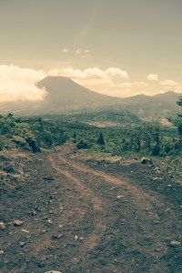 View of Volcan de Agua from Volcan Pacaya, Guatemala -- Karina Noriega