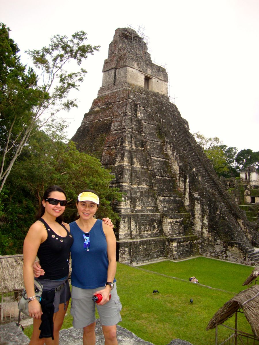 Triumphant return to Tikal with my mom in 2012 -- Guatemala -- Karina Noriega