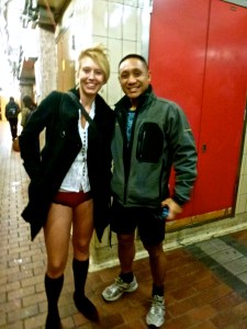 No Pants Subway Ride, Toronto, Canada -- Karina Noriega