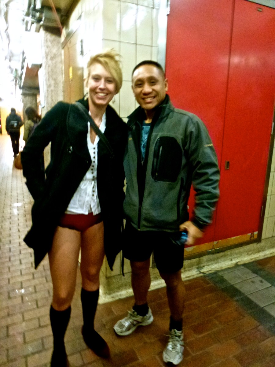 No Pants Subway Ride, Toronto, Canada -- Karina Noriega