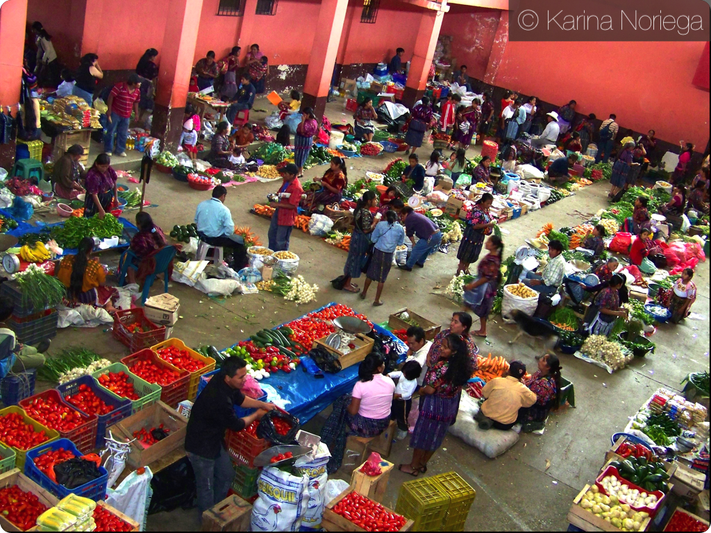 Vegetable Market, Chichicastenango -- Guatemala -- Karina Noriega
