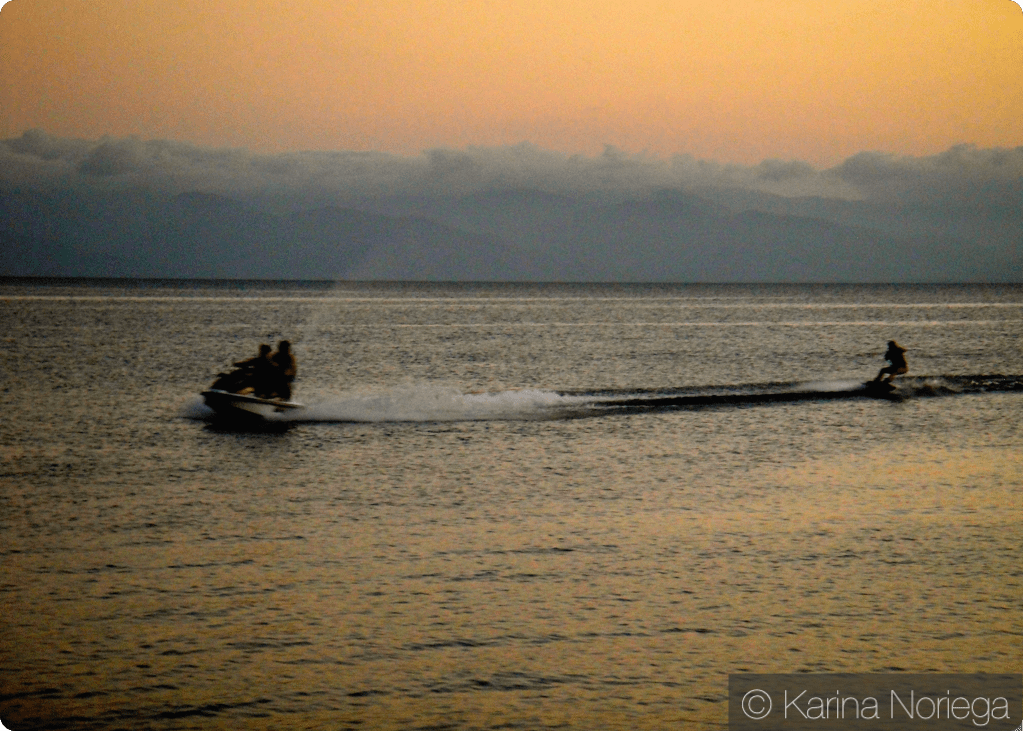 Wakeboarding the placid waters of Lake Isabal -- Guatemala -- Karina Noriega