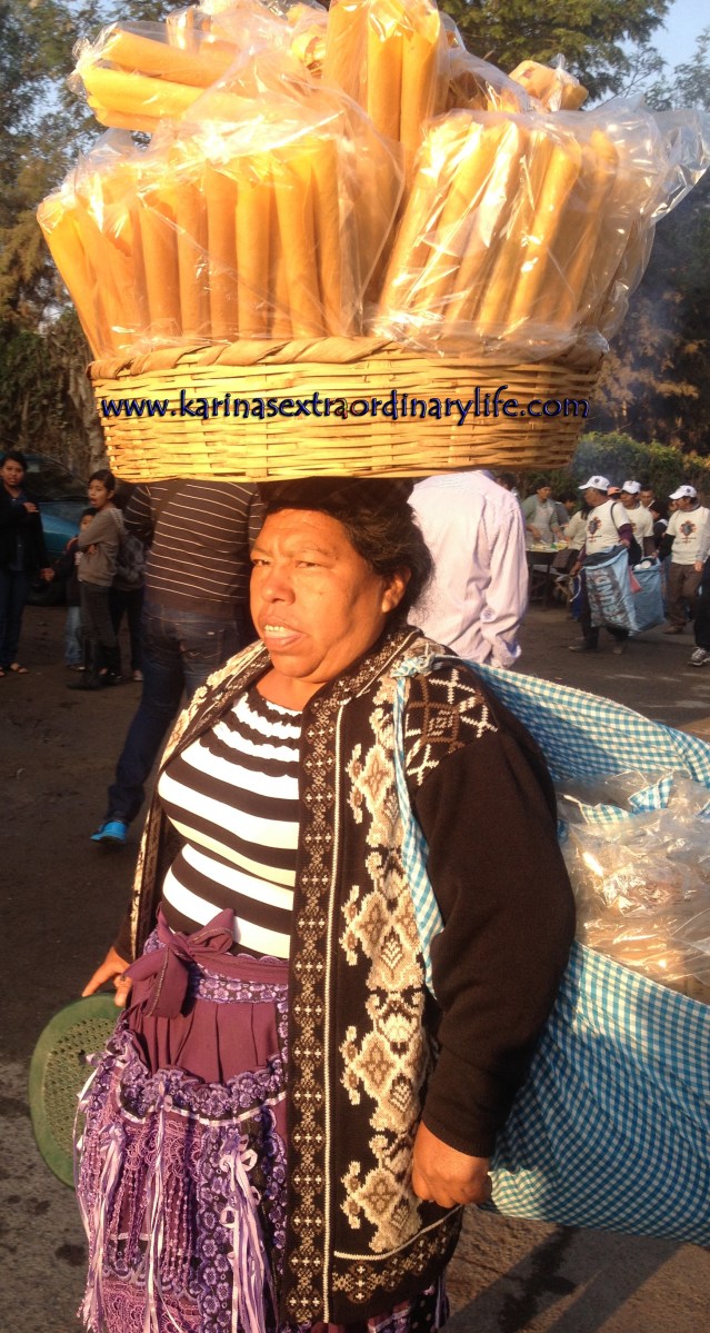 We have no idea what this treat is called but we noticed a large number of men and women marketing this item to people on the street. Antigua, Guatemala -- April Beresford