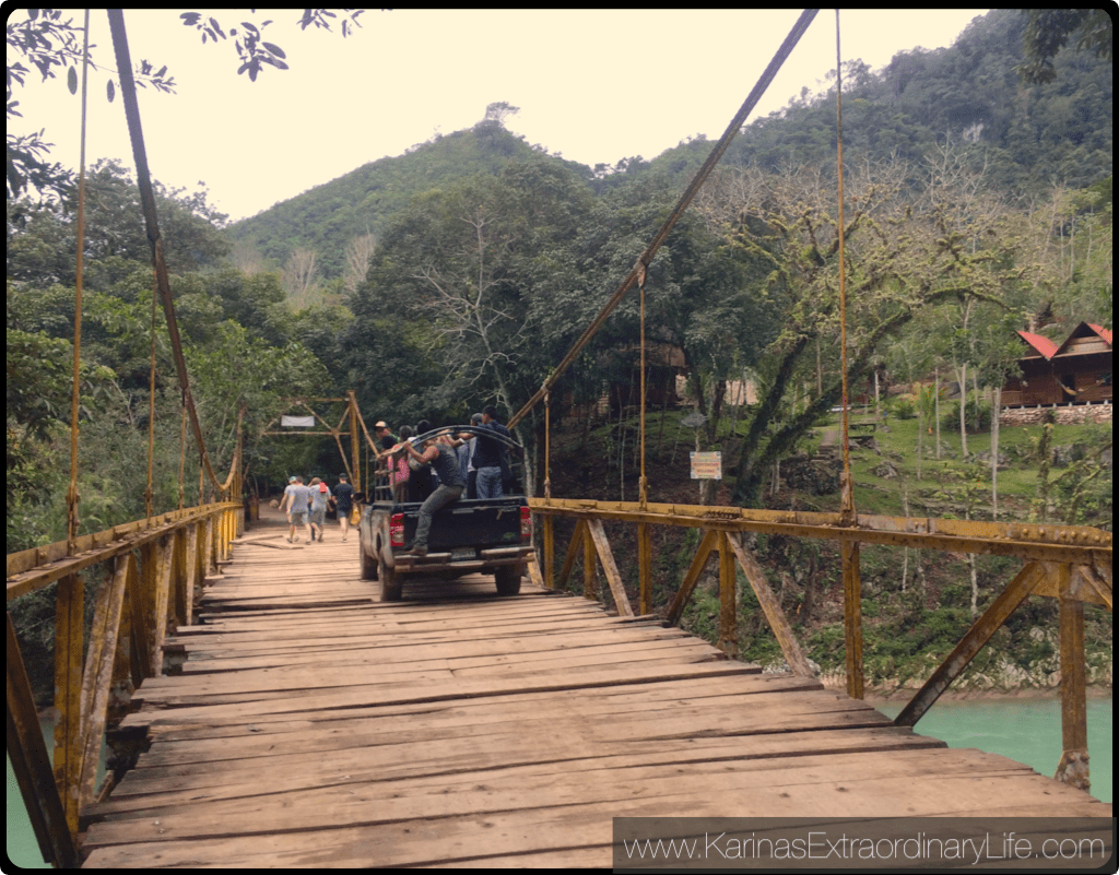Bridge over Río Cahabón, Guatemala -- Karina Noriega