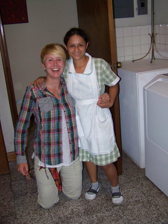 Spending time with my host family. Xela, Guatemala -- April Beresford