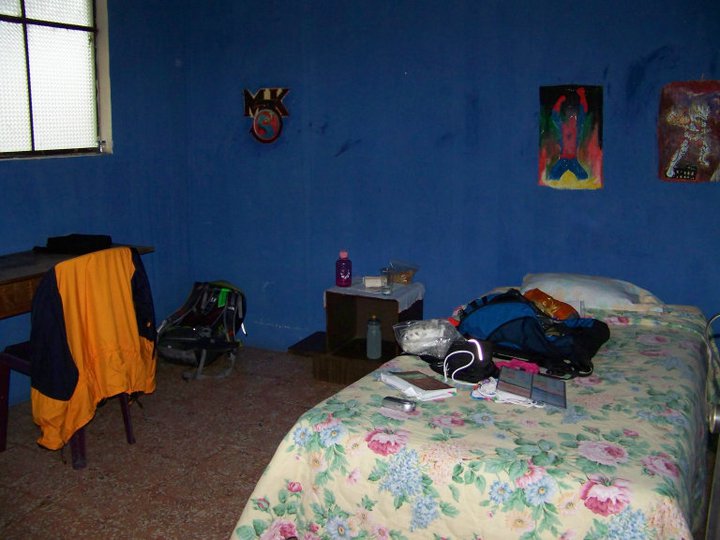 Homestay Room- Photograph of the accommodations provided by my homestay family. Xela, Guatemala -- April Beresford