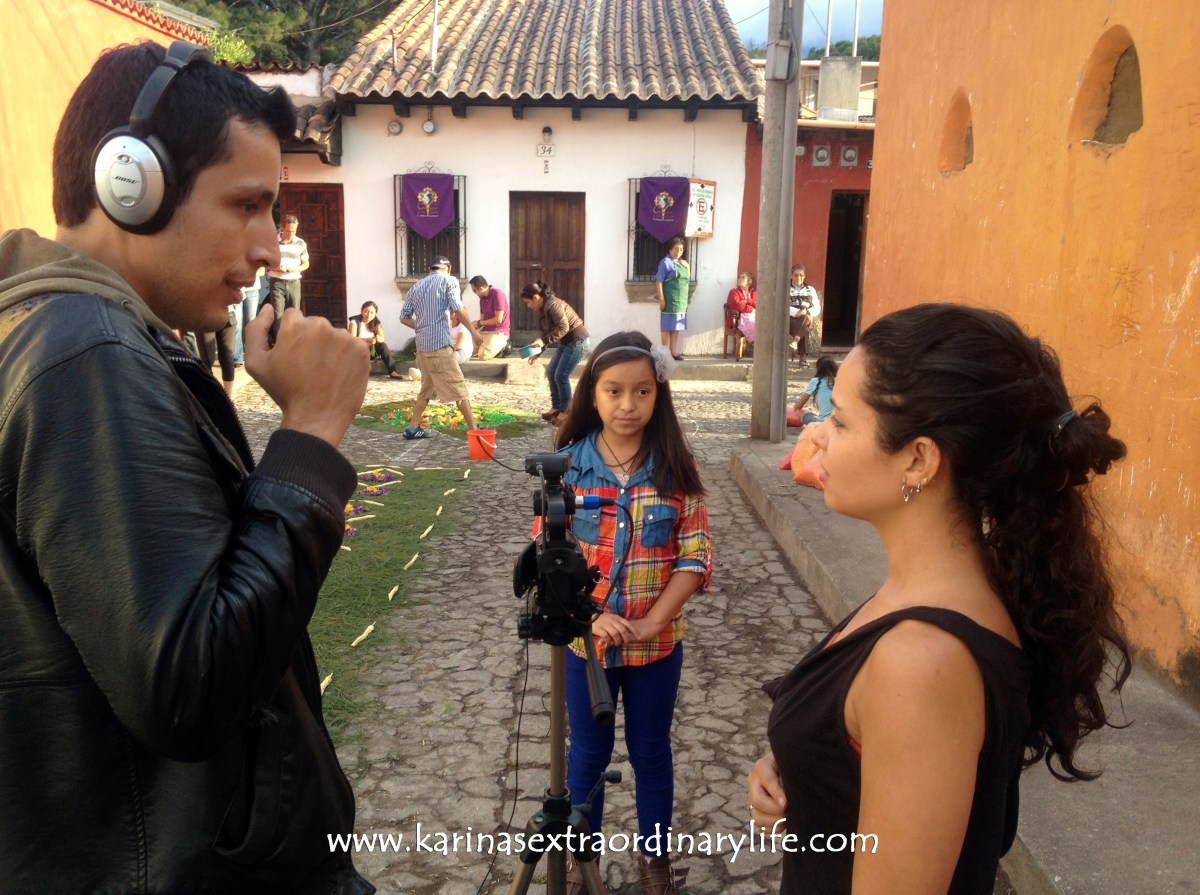 Some of the kids were visibly nervous at the beginning. Antigua, Guatemala -- Karina Noriega