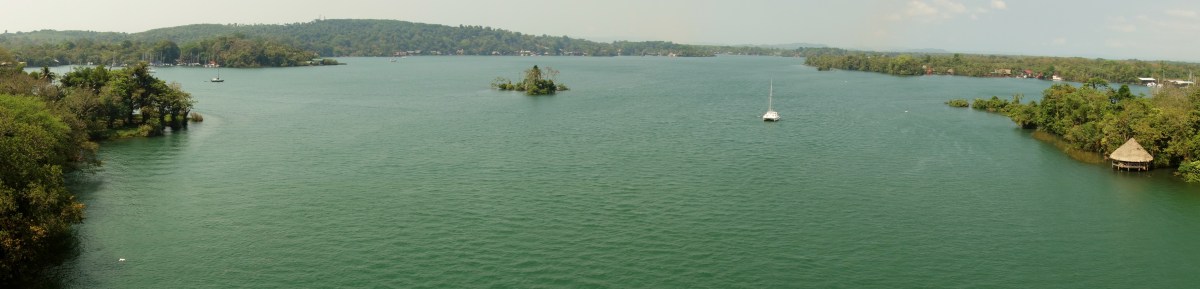 View from the bridge over the Rio Dulce, Guatemala -- Karina Noriega