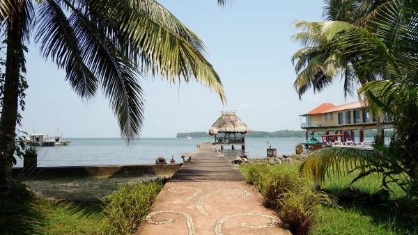 Waterfront pier over at Casa Rosada. Livingston, Guatemala -- Karina Noriega