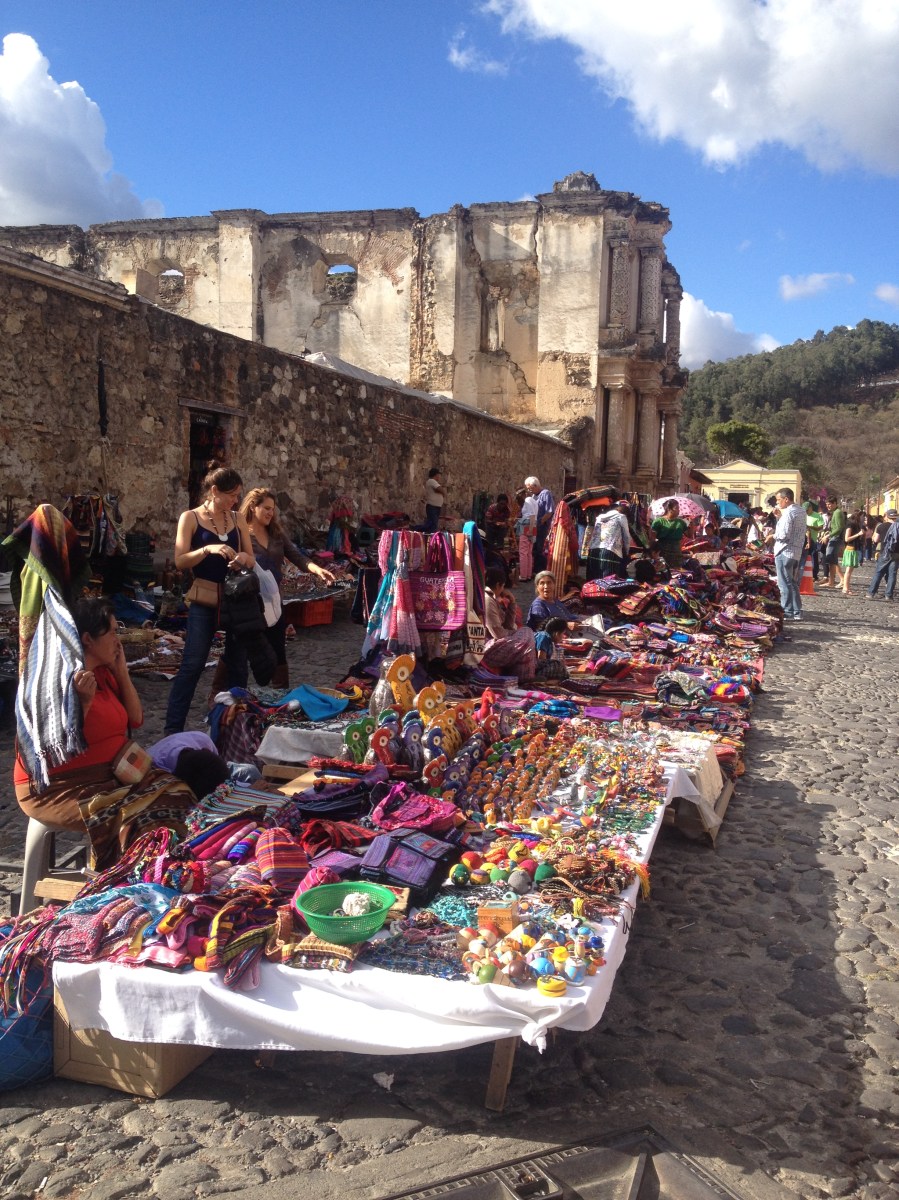 Outdoor markets are one of the most charming elements of this city. Antigua, Guatemala -- April Beresford