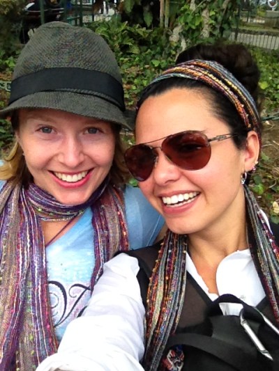 Ride the wave through life! Karina and April