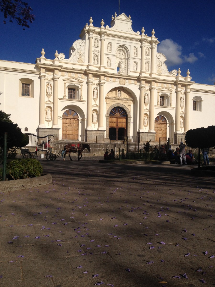 Catedral de San José in the parque central. Antigua, Guatemala -- April Beresford