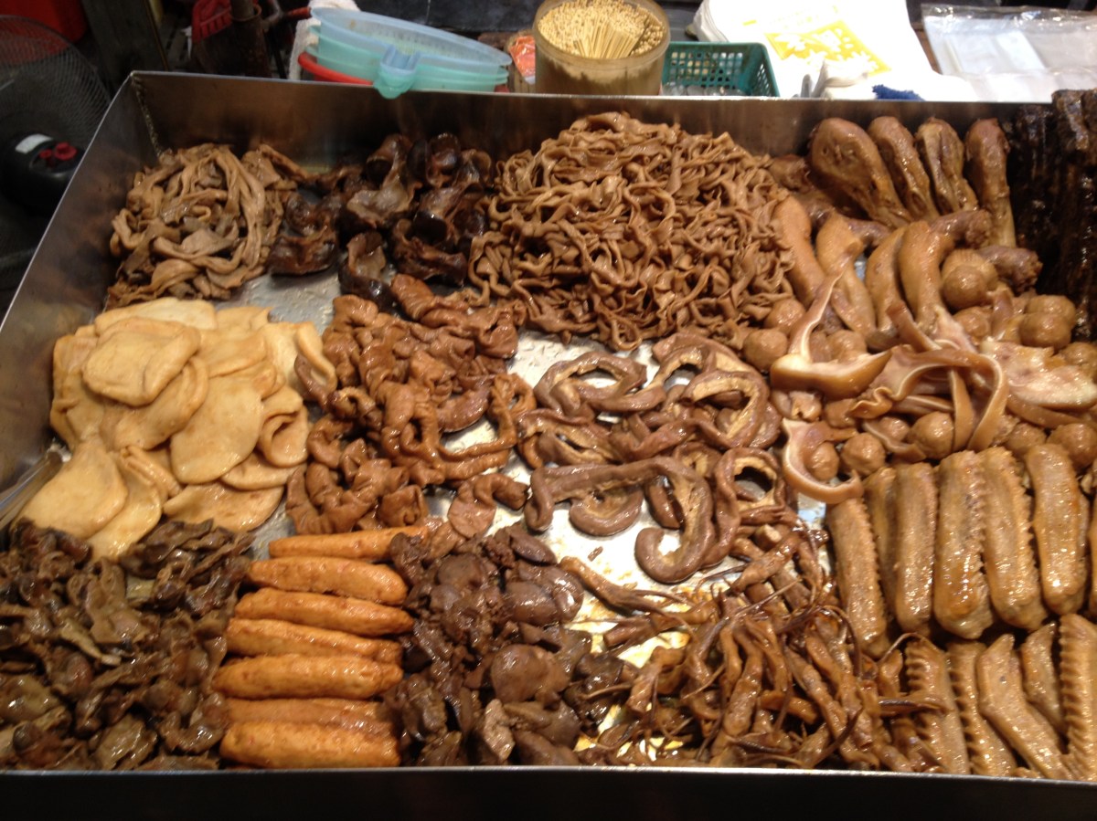 Duck parts. Basically all the parts I DON'T want to eat, Taichung, Taiwan - Karina Noriega