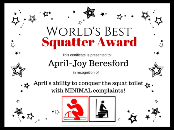 Always take pride in your accomplishments!